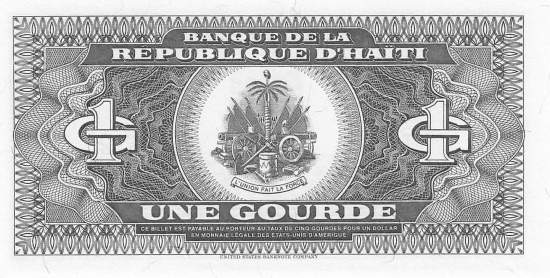 1 Gourde p253 1989 Haiti